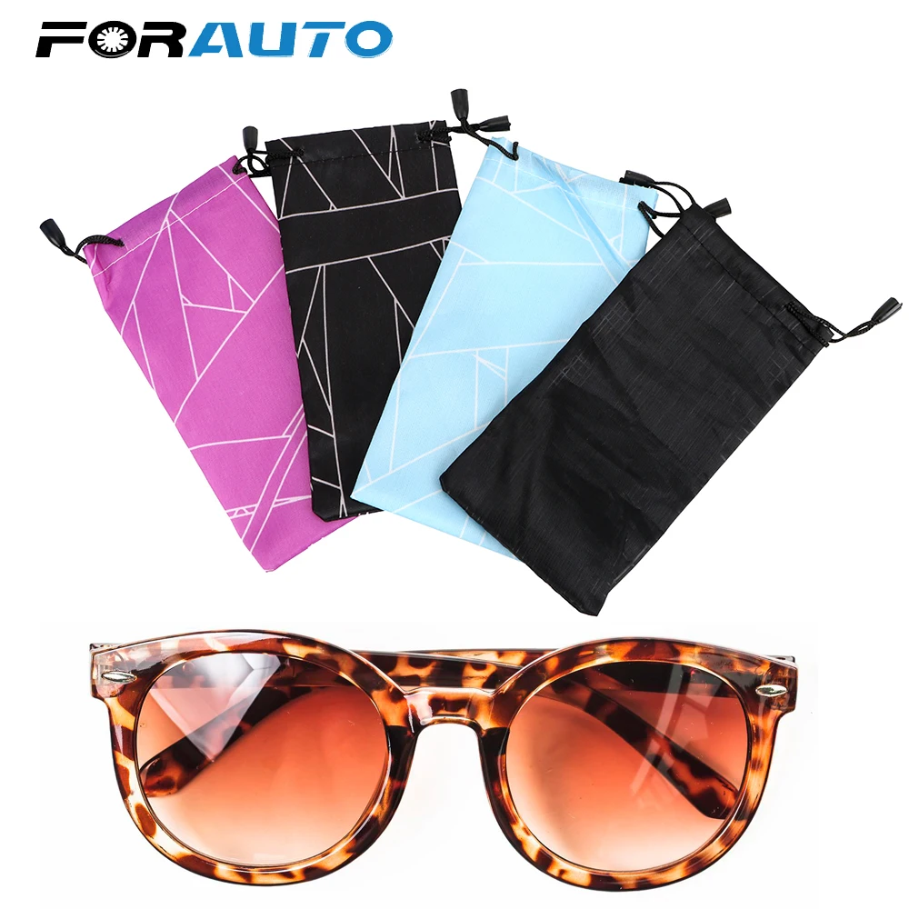 

Car Glasses Bag Sunglasses Box Stowing Tidying Soft Cloth Eyewear Accessories Waterproof Dustproof eyeglasses pouch Universal