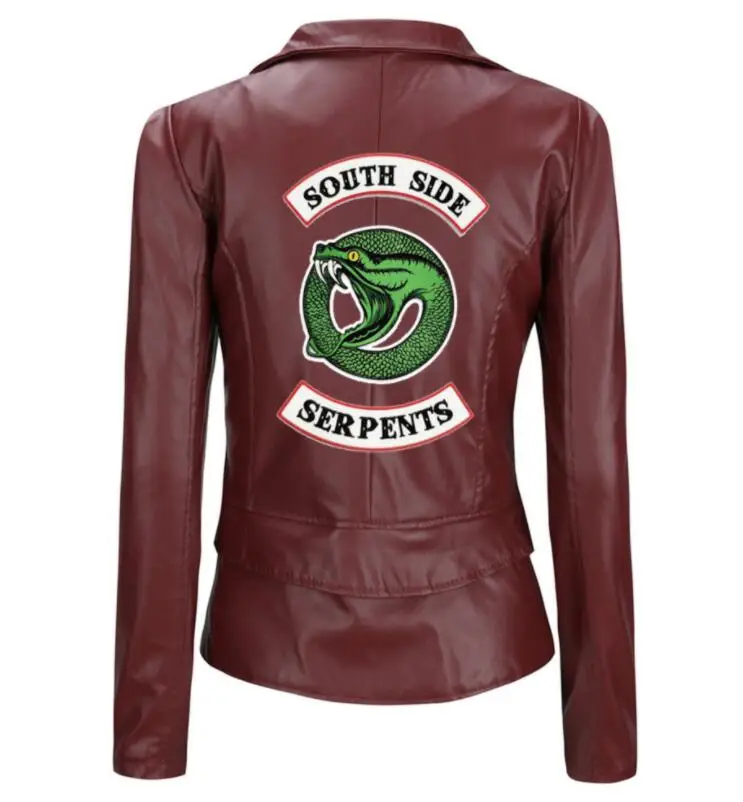 Riverdale-South-Side-Serpents-Black-Brown-Pu-Leather-Jacket-Women-Riverdale-Serpents-Streetwear-Leather-Coat