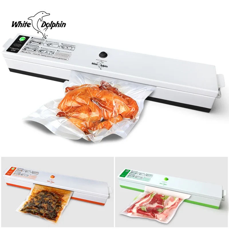  Kitchen Food Packaging Machine Vacuum Sealer Packer With 15pcs Saver Storage Bags 110V 220V Home El