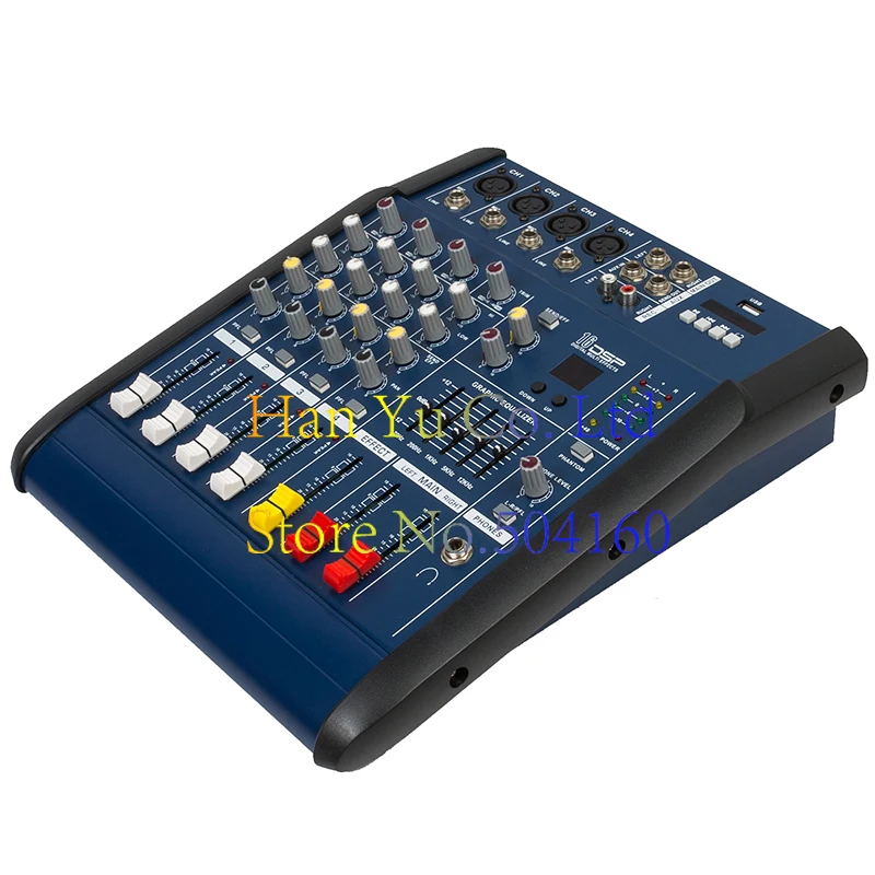 

Professional Karaoke Audio Mixer Power Amplifier 4/6/8/12 Channel Microphone Sound Mixing Console With USB 48V Phantom Power