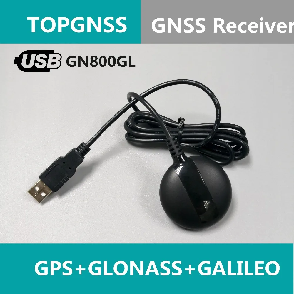 Pаспродажа TOPGNSS USB font b gps b font приемник ГЛОНАСС GALILEO M8030 двойной GNSS приемник модуль антенна aptop PC, GN800G, лучше, чем BU 353S4 g мышь