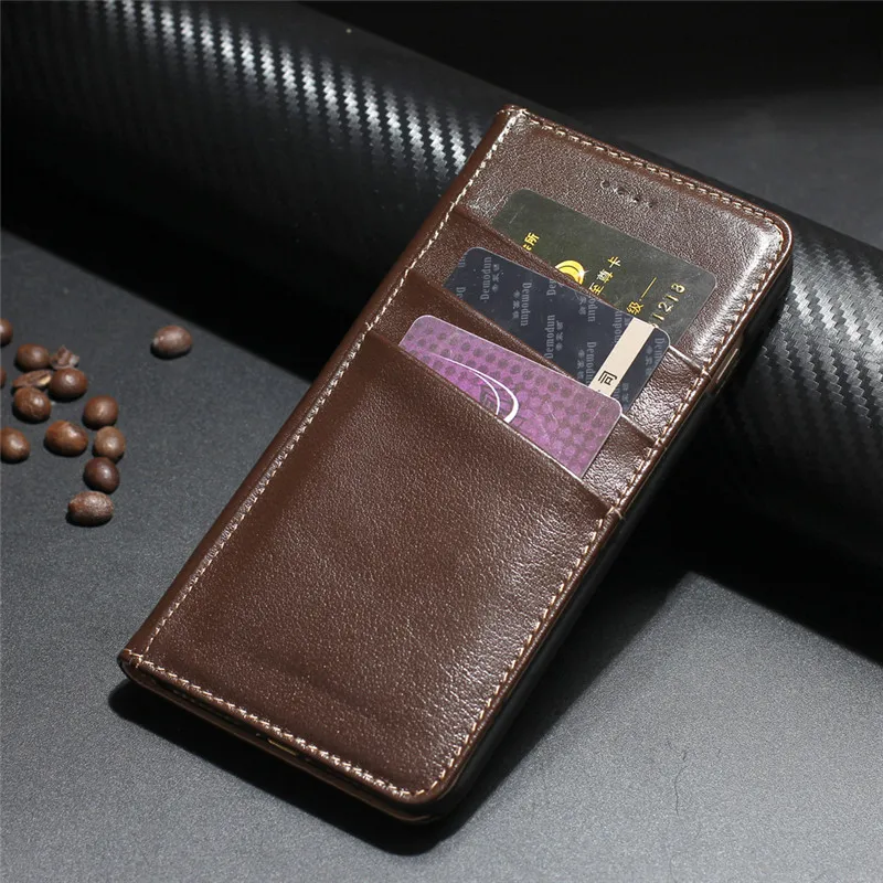 

CYBORIS for iphone 7 8 Case Genuine Real Cow Leather Case for iphone 7 Plus Wallet Card Slots Pattern Stand Function Flip Cover