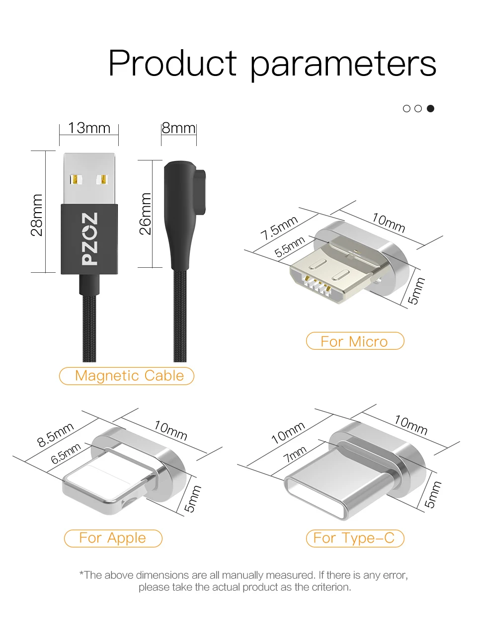 Магнитный кабель PZOZ, micro usb, быстрое зарядное устройство, type-c, usb для iphone xs max, xr, x, 8, 7 plus, 6s, 6, 5 s, Магнитный зарядный кабель на 90 градусов