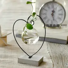 O. RoseLif свадебное украшение для дома Взрывные Модели стеклянная ваза в форме сердца Стеклянный Цветок гидропоники свежий домашний декор