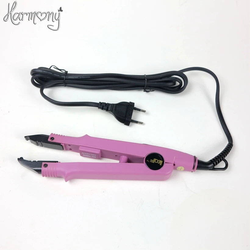 2 pcs Loof Hair Extension Iron Keratin Bonding Tools Fusion Heat Connector Wand used for U tip hair