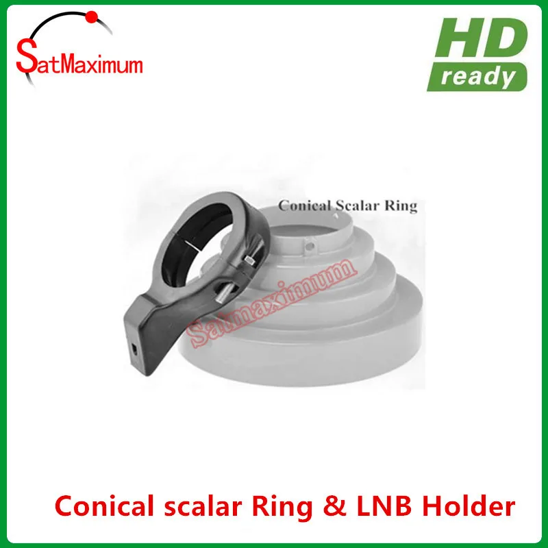 

Hot selling Conical scalar ring with Plastic LNB Holder for Ku band dish get C band signal