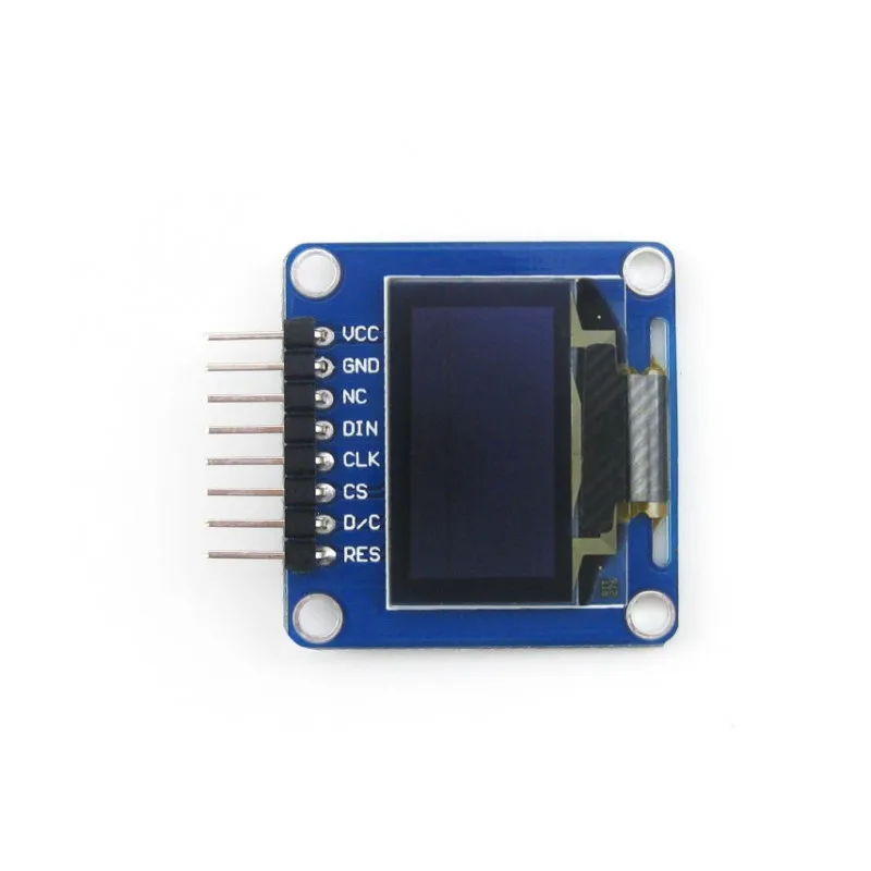 

Waveshare 10pcs/lot 0.96inch OLED (A) 128*64 Display LED LCD Module SPI/I2C Interfaces Curved Horizontal Pinheader