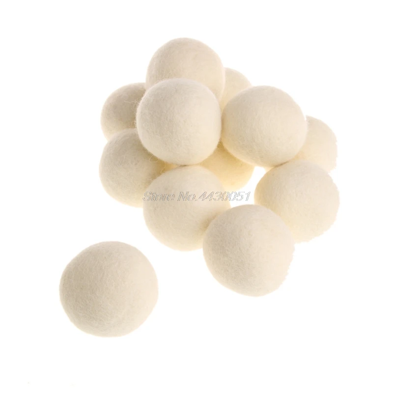 

Laundry Clean Ball Reusable Natural Organic Laundry Fabric Softener Ball Premium Organic Wool Dryer Balls Home Washing