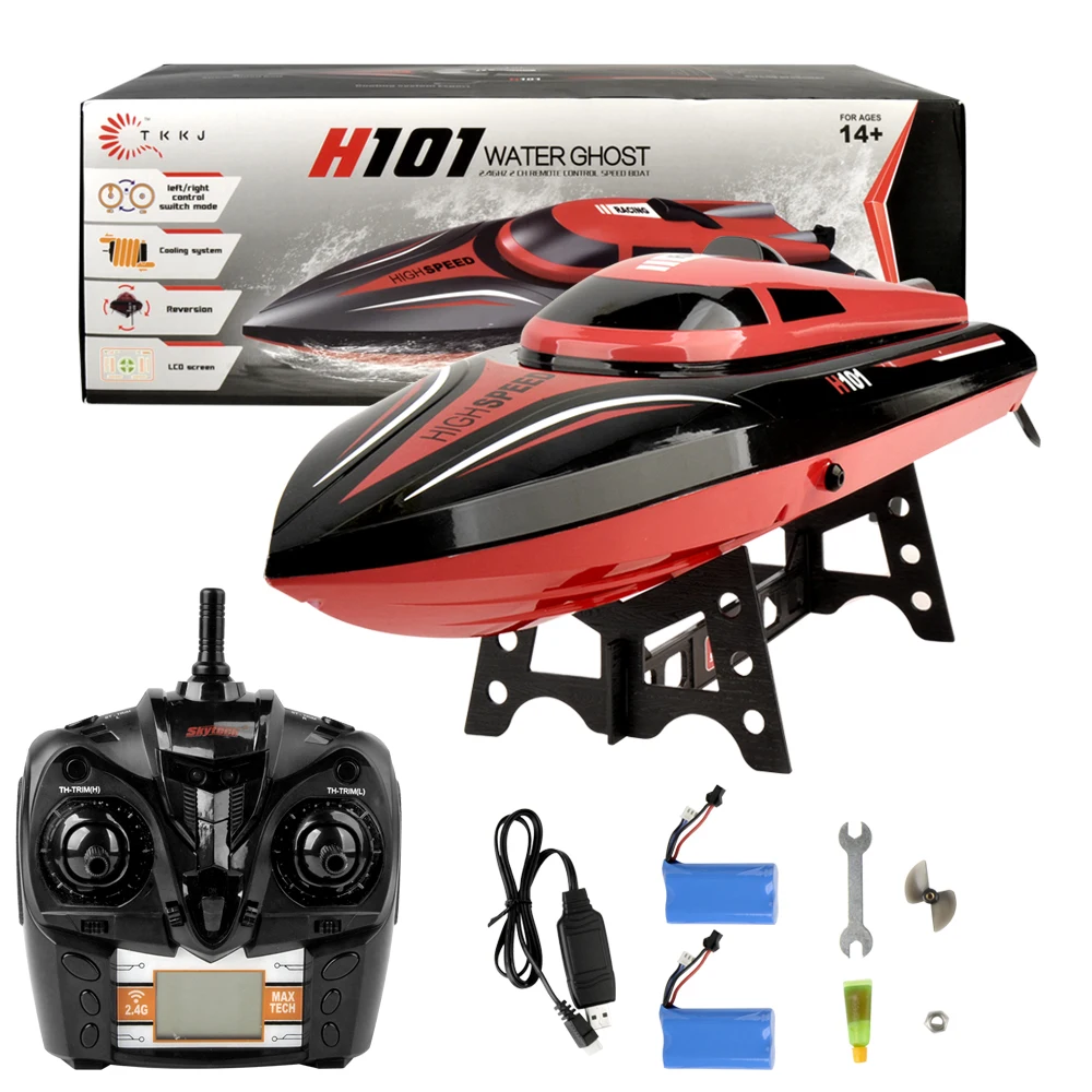 ET-RC-Boat-H101-2-4GHz-High-Speed-30km-hour-360-degree-flip-with-Servo-Remote