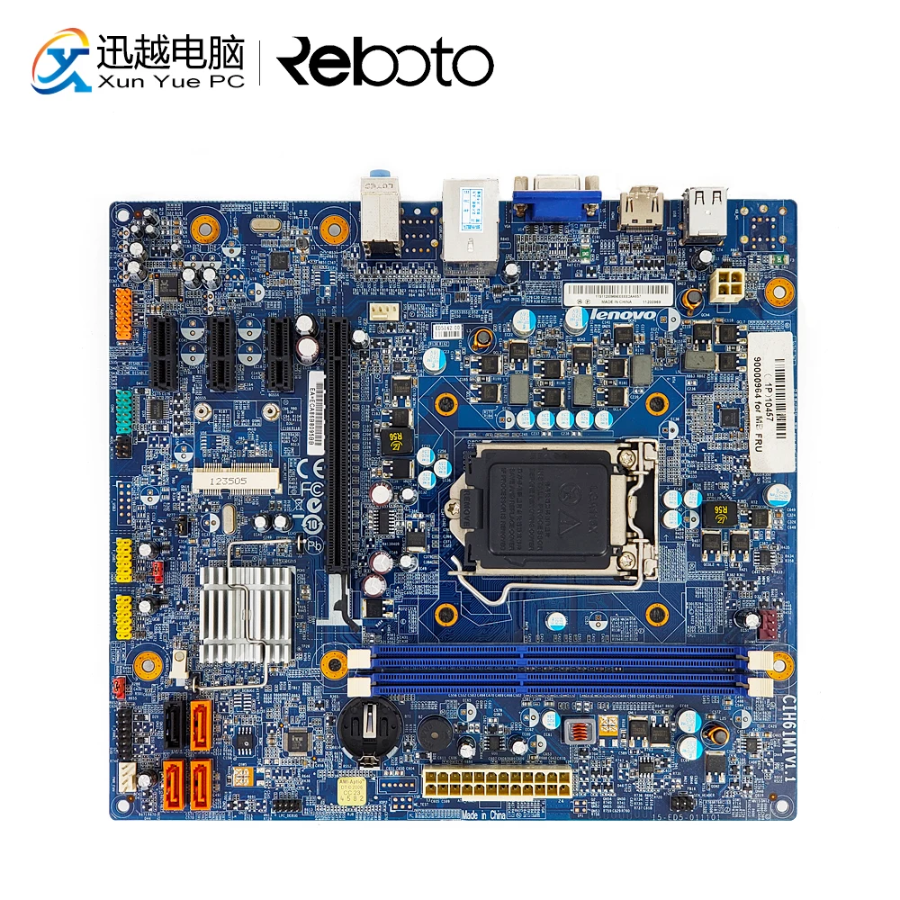 

For Lenovo CIH61MI V1.1 Desktop Motherboard H61 Socket LGA 1155 i3 i5 i7 HDMI DDR3 8G M ATX
