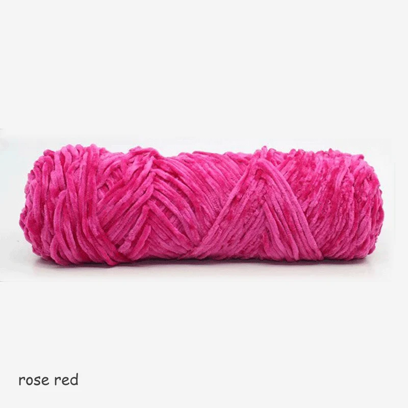Пряжа для вязания, хлопок, Детская шерсть, пряжа для вязания крючком, сделай сам, свитер, пальто, линия, мягкий протеин, кашемир, пряжа, шелк, шерсть, шарф, линии - Цвет: rose red