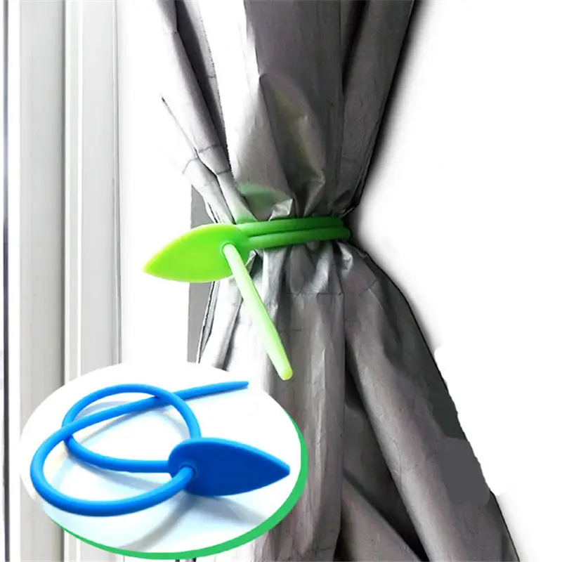 4 Pcs 36.5cm Reusable Silicone Bag Ties Self Locking Cable Management