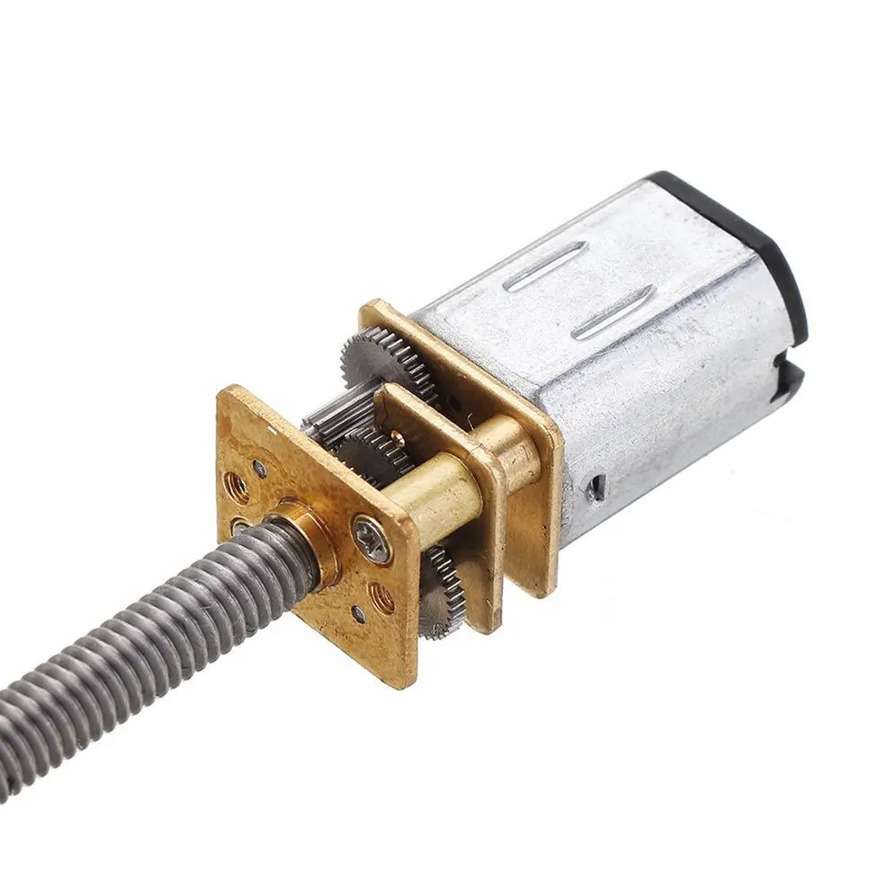 

DC 6/12V N20 Metal Speed Reduction Motor Micro Electric Motor With Long Output Shaft M4 x 100mm(12V 600RPM)