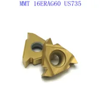 כרסום cnc קאטר 20PCS MMT 16ER AG60 VP15TF / UE6020 / אשכול US735 קרביד הכנס הפיכת כלי חיתוך כלי מחרטה כלי כרסום CNC קאטר כלי (3)