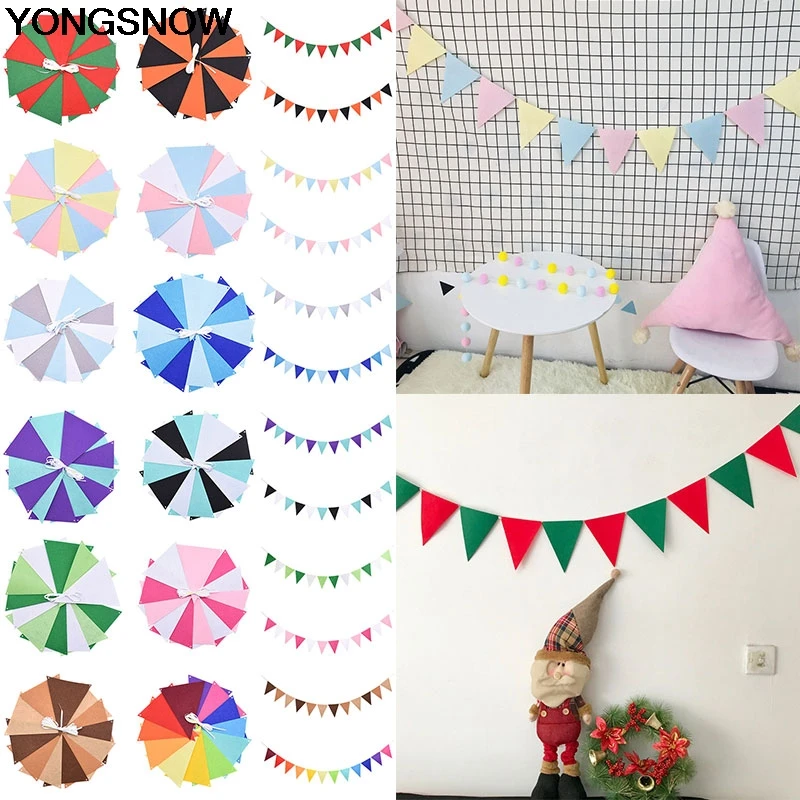 12Pcs Flags 2.5m Rope Multicolor Cloth Flag Garland Banner String Buntings Wedding Birthday Party Baby Shower Room Hanging Decor 12Pcs Flags 2.5m Rope Multicolor Cloth Flag Garland Banner String Buntings Wedding Birthday Party Baby Shower Room Hanging Decor