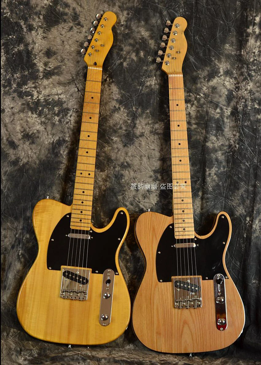 Accept Custom Any Wood Any Style Video Evaluation Electro Electric Guitar Guitarra 6 String Telecaster LP DIY Circle