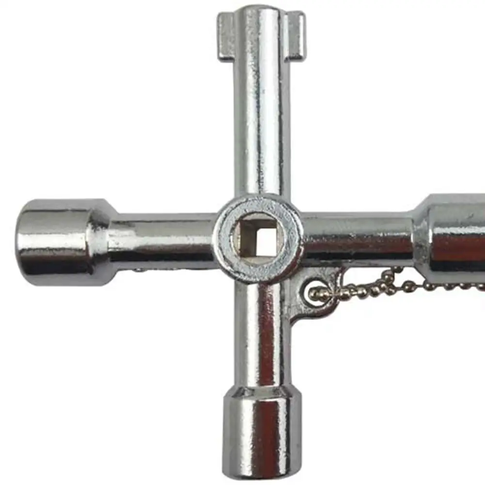 4-в-1 для переноски Инструменты Удобный разводной ключ Универсальный Крест Управление ключ для шкафа Треугольники квадратный ключ, дюймовый стандарт мульти-функциональный ключ гаечный ключ