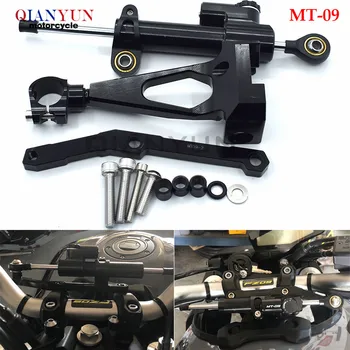 

Motorbike Damper Steering Bracket Mount kit Stabilize Safety Control For Yamaha MT 09 FZ-09 2013- 2016