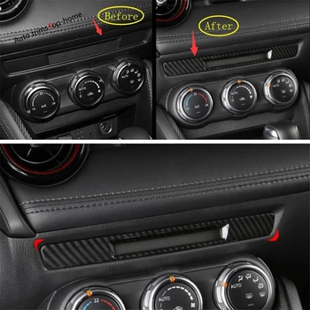 

Yimaautotrims Interior Refit Kit Fit For Mazda 2 Demio 2015 - 2019 Central Control Console Display Screen Panel Cover Trim