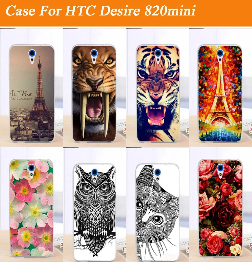 Цветной чехол для HTC Desire 620 620G 820 Mini D820mu с рисунком животных | Мобильные телефоны и