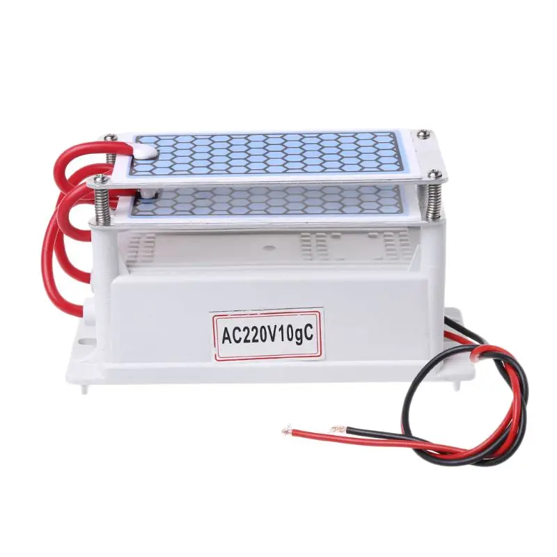 

Portable Ceramic Ozone Generator 220V 10g Double Integrated Long Life Ceramic Plate Ozonizer Air Water Air Purifier