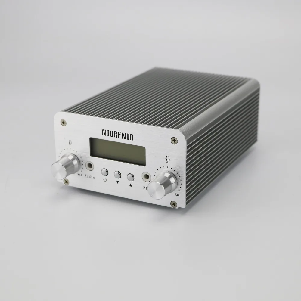 

1W/6W FM Stereo PLL Silver Color Transmitter for Campus Broadcasting