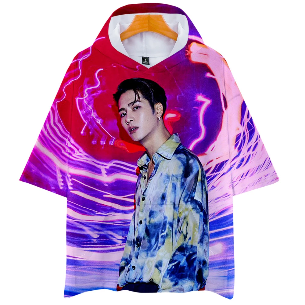 Забавные 3D толстовки GOT7 KPOP Nope новая модная летняя/Весенняя футболка с коротким
