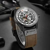 New Fashion CURREN Luxury Brand Watch Men's Automatic Mechanical Watch Men Sports Waterproof Leather Watches Relogio Masculino 4