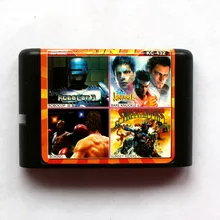 4in1 robocup III+ чуть-чуть костяшки+ Бокс+ закат всадников 16 бит Sega MD карточная игра для Sega мега диск для Genesis