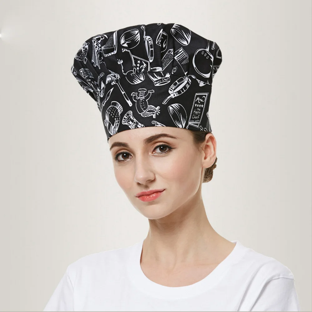 Оптовая продажа новый головной убор унисекс со складками шеф повара брюки пальто