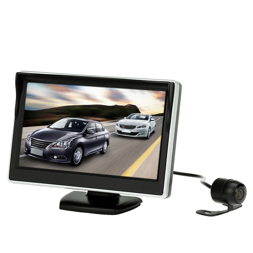 5 &quotTFT LCD автомобильный монитор парковочная помощь Автомобильная камера заднего