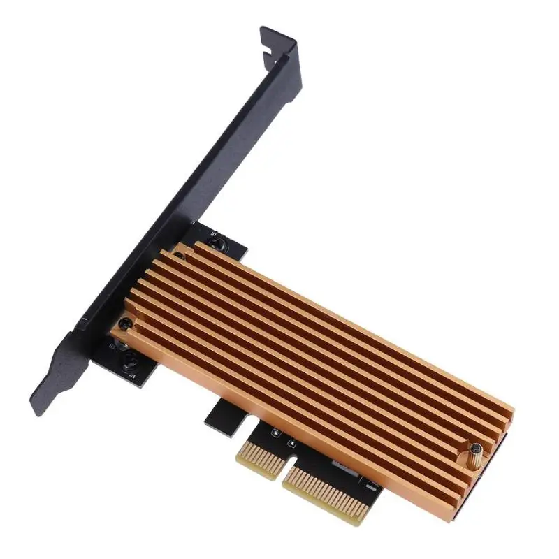 

Adapter Cards Key M.2 NVMe SSD NGFF Type To PCIE PCI-E PCI Express 4X Adapter Card With Heatsink Computer Adapter For PC