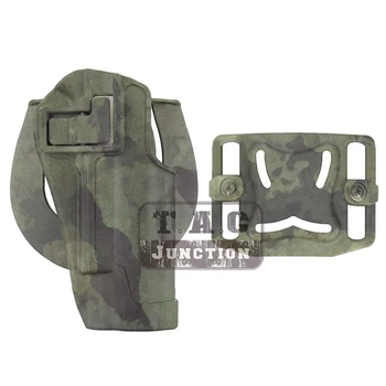 

Tactical CQC Serpa Concealment Quick Right Hand Waist Paddle Belt Loop Pistol Holster Gun Case Pouch for Colt 1911 M1911