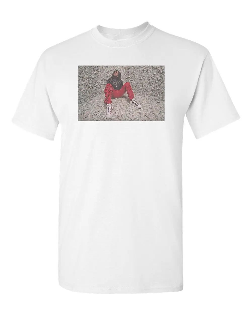 cheap J Cole ATM Custom Fashion Tee T Shirt New White Hip Hop Novelty T Shirts Men #039;S Brand Clothing Top Tee