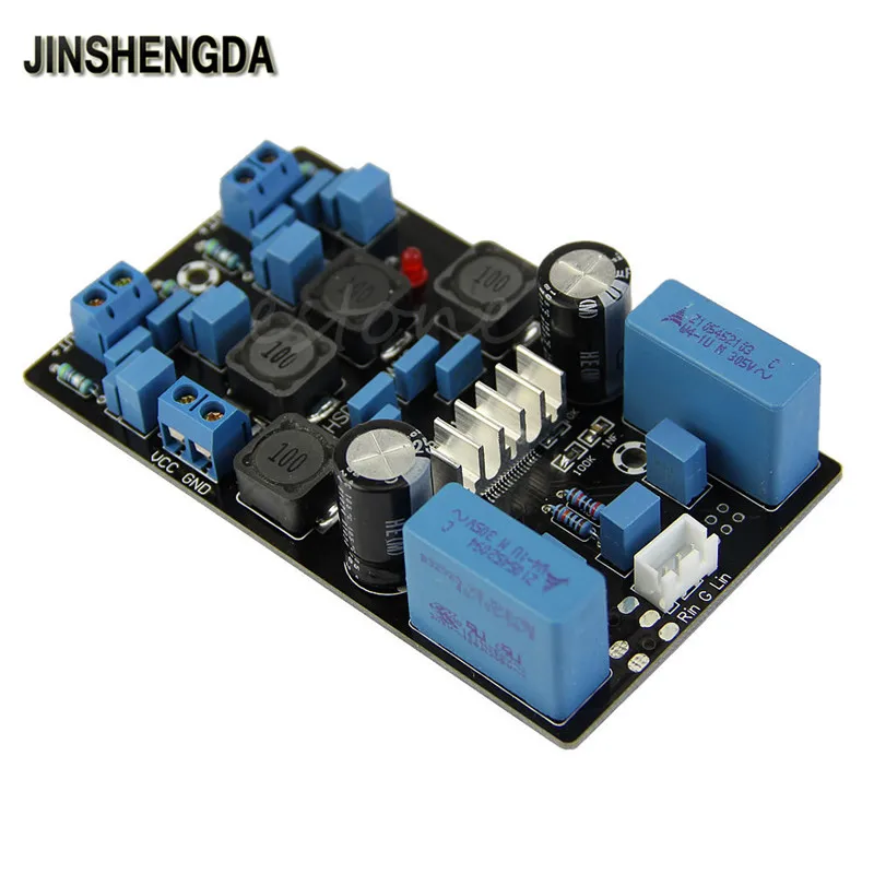 

JINSHENGDA Amplifier TPA3116D2 50Wx2 Official Version Finished Stereo Digital Power Amplifier Board -R179 Drop Shipping