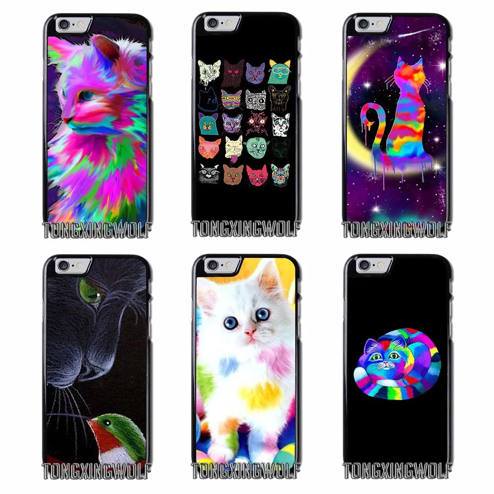Colorful Cats Cover Case For HuaWei P8 P9 P10 P20 Pro Lite Plus Nova 2S Y3 Y5 Y6 Y9 Honor 5C 5X 6X 7S 8 9 10 | Мобильные телефоны и