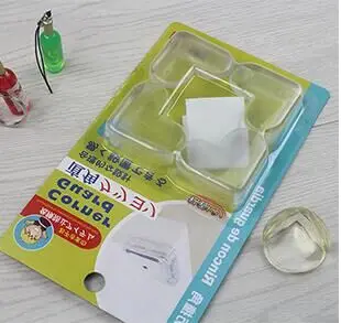 

Children Baby Safety Protector Table Corner Edge Protection Cover Silicone Edge & Corner Guards Baby Safety Products 4PCS #2