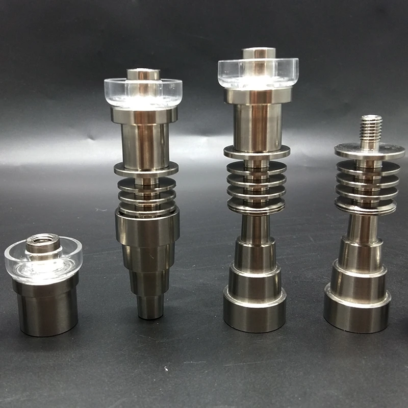 6 in 1 Ti Enail Dnail Titanium/Quartz Hybrid E Nail for 10mm 16mm or