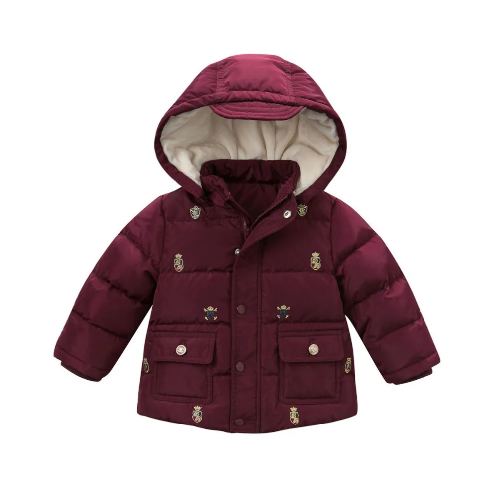 Children Down Jacket Removable Hooded Kids Coats for Winter Clothes Christmas