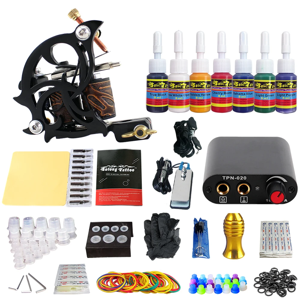 

Stigma Complete Tattoo Kits 1 Machine 7 Inks TK105-26