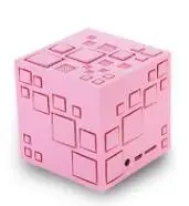 Для magic cube bluetooth Динамик Беспроводной светодиодные фонари сабвуфер стерео звук громкий Динамик S Поддержка TF FM Рождественский подарок с коробкой - Цвет: Красный