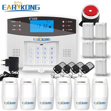 Wireless GSM Alarm System 433MHz Home Burglar Security Alarm Door sensor motion sensor alarms Android IOS