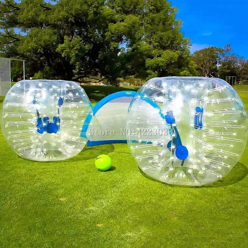 Inflatable Bumper Bubble Soccer Ball Dia 5 ft(1.5m) Giant Human Hamster Ball for Adults and Teens 4