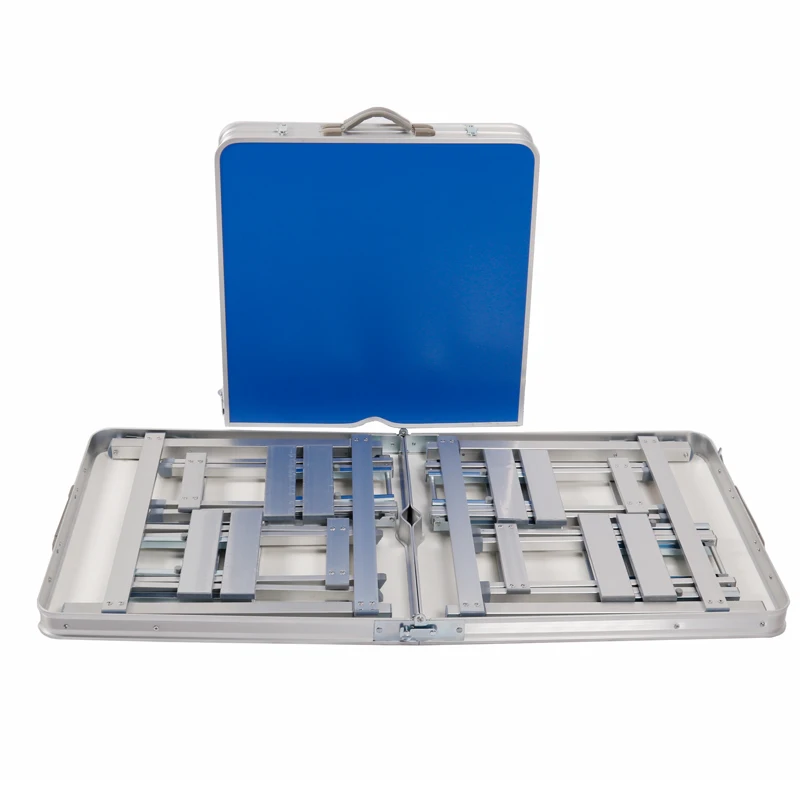  Portable Outdoor Table Foldable Multifunction Light Desk with Stool Camping Dining Table Household 