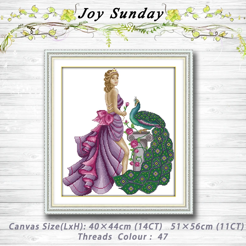 

Model and peacock Patterns dmc 14CT 11CT Counted Cross Stitch Sets embroidery set Needlework kit chinese cross stitch Home decor