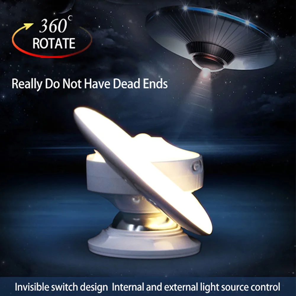 

360 Degree Sensor Wall Lamp Infrared PIR Motion Sensor LED Night Light Rechargable Room Lighting For Under Kitchen Corridors
