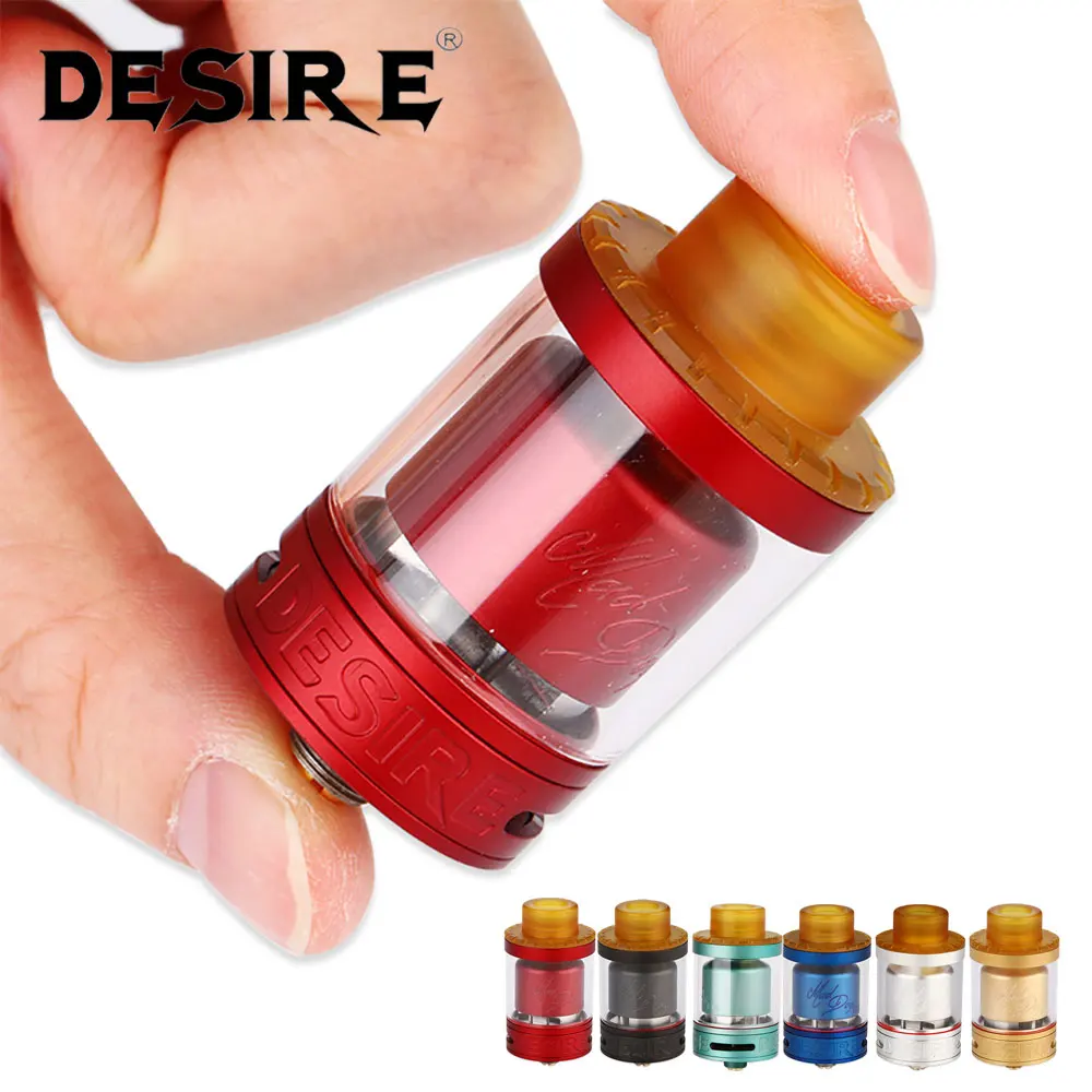 

Original Desire Mad Dog GTA 3.5ml Capacity Atomizer Tank 25mm Diameter Mad Dog GTA Top Filling Atomizer E Cigs Vape E Cig Tank