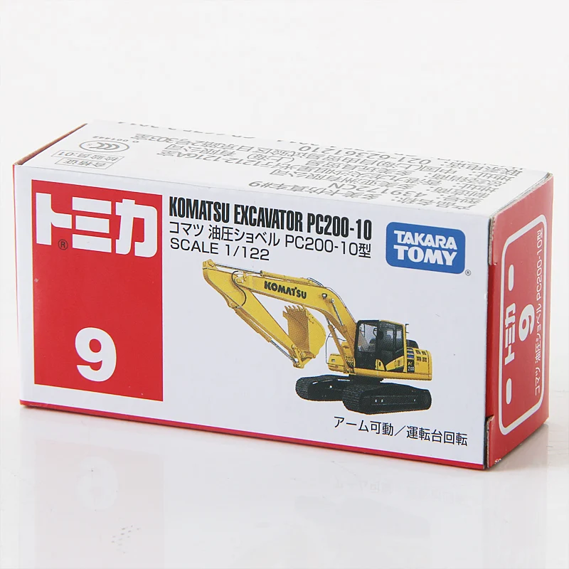 Takara Tomy Tomica 1/122 экскаватор KOMATSU металлическая литая модель автомобиля игрушечный