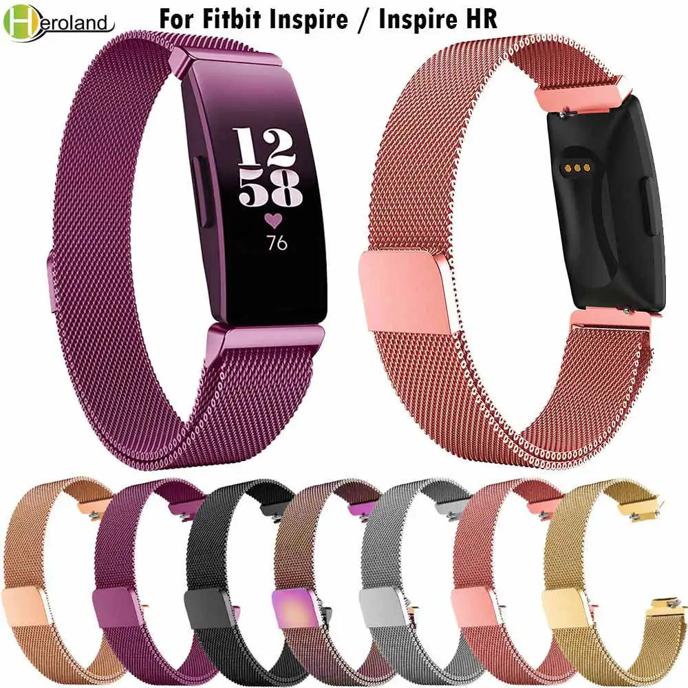 

For Fitbit Inspire HR Band Replacement Milanese Loop Magnetic Stainless Steel Strap Bracelet Betl for Fitbit Inspire Accessories