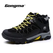 Unisex Hiking Shoes Durable Waterproof Men's Rubber Boots Outdoor Woman Trekking Shoes Mountain Climbing Winter Female Sneakers 
